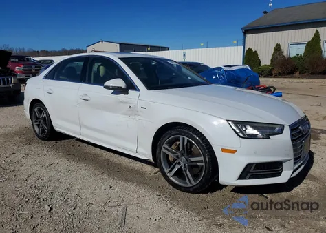 2017 Audi A4 Premium Plus from USA, damaged, VIN WAUENAF44HN055554